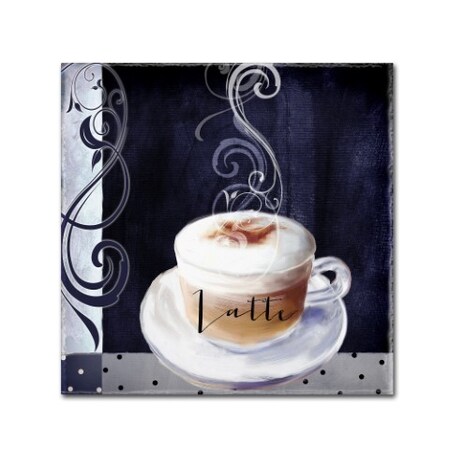 Trademark Fine Art Color Bakery 'Cafe Blue II' Canvas Art, 18x18 ALI4113-C1818GG